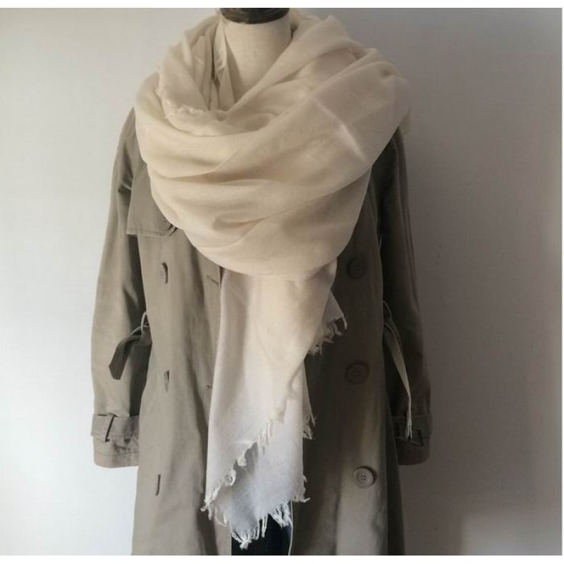 Pure Cashmere Scarves White Pashmina Women Fashional Winter Scarf